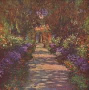 Claude Monet Garden Path, France oil painting artist
